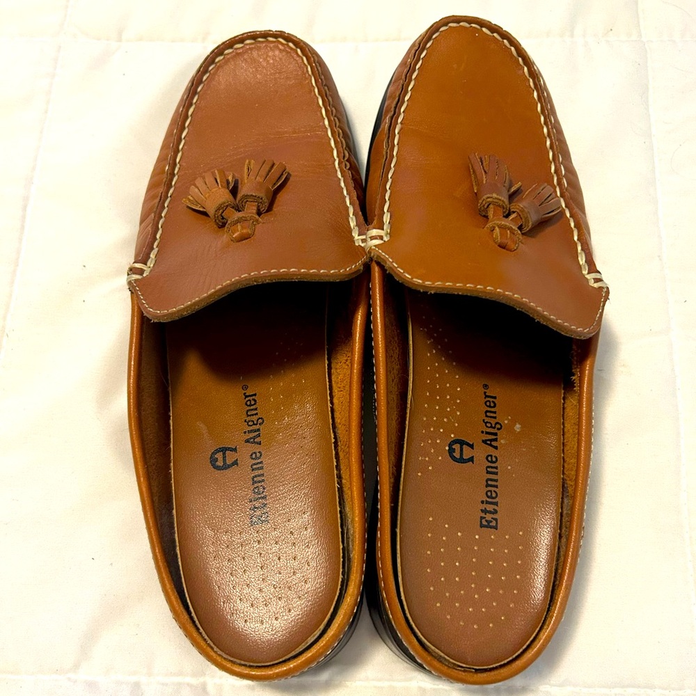 Aigner Totem Slides 7 1/2 - LIKE NEW!